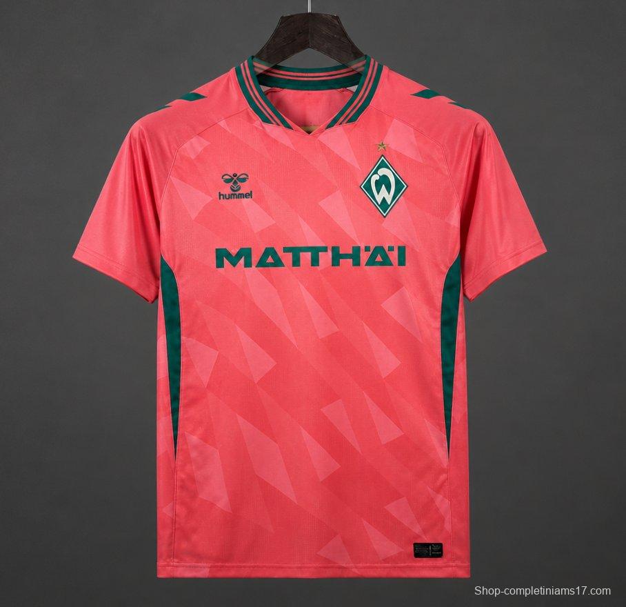 26/27 Werder Bremen Third Pink Jersey