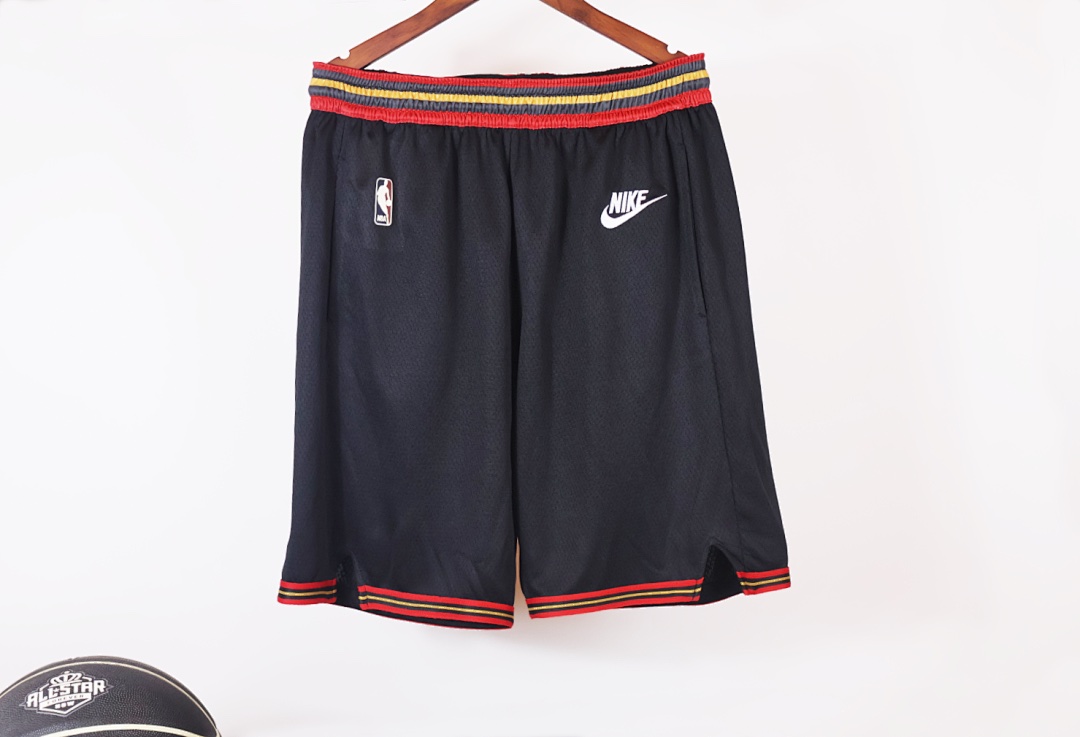 76ers 25/26 throwback shorts black