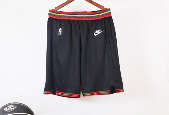 76ers 25/26 throwback shorts black