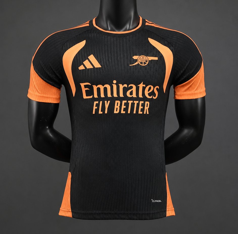 Player Version 26/27 Arsenal Training Black Orange Jersey
