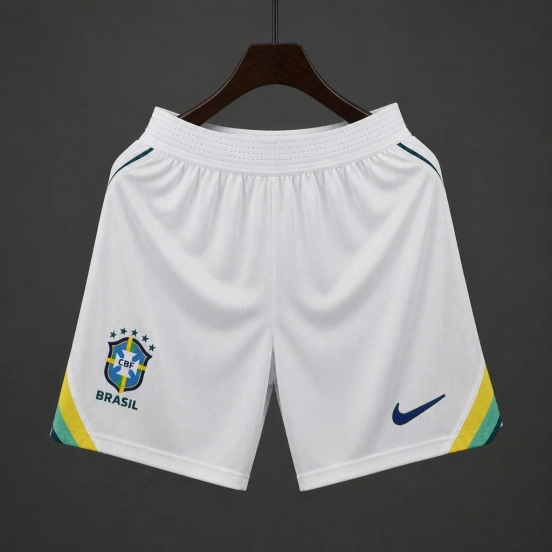 Player Version 26/27 Brazil Home White Shorts