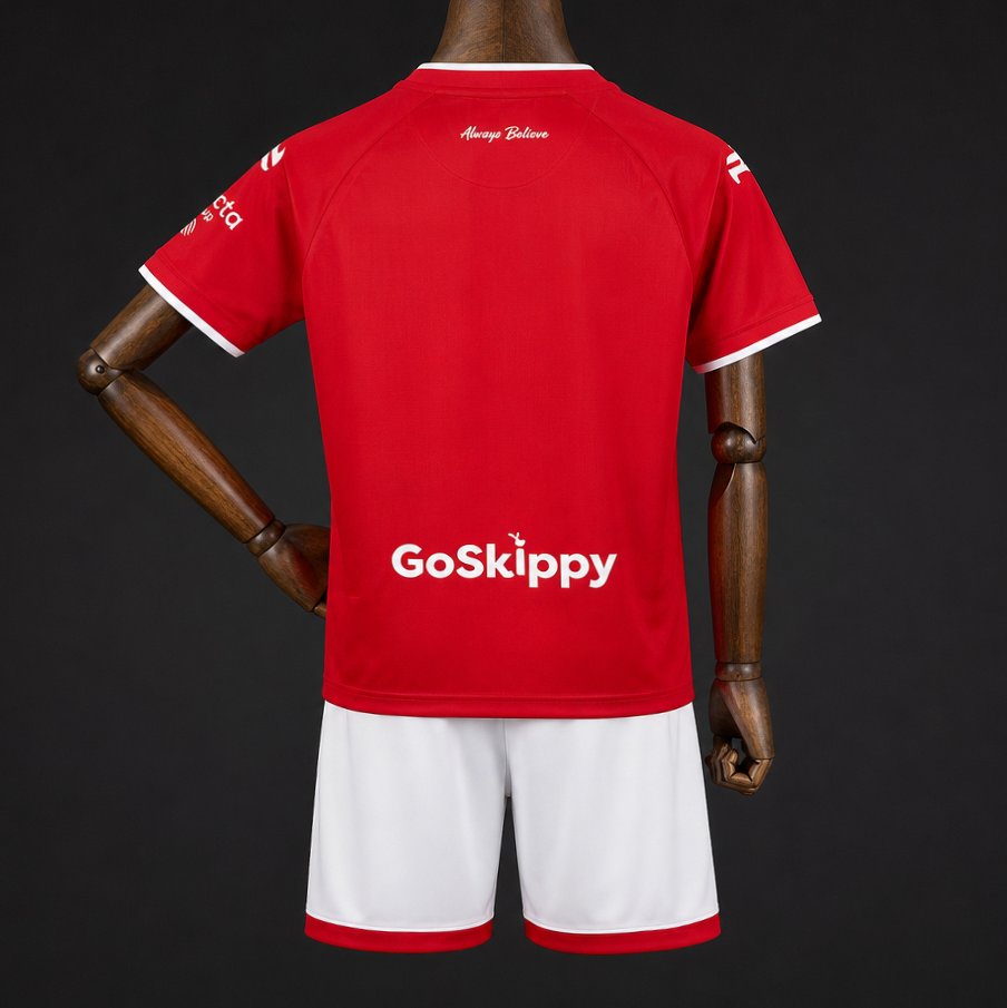 26/27 Kids Bristol City Home  Red Kits Jersey